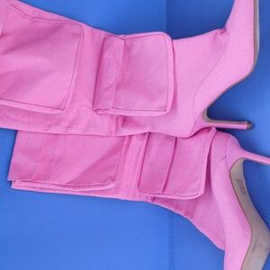 Plain Jane high heeled boots